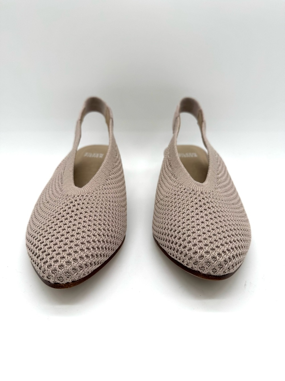 Eileen Fisher Beth Knit Slingback in beige Sz 8 NEW - Picture 2 of 8